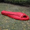 Kamperbox Sleeping Bag Camping Winter Sleeping Bag Ultralight Sleeping Bag Camping Sleeping Ultralight Camping - Red